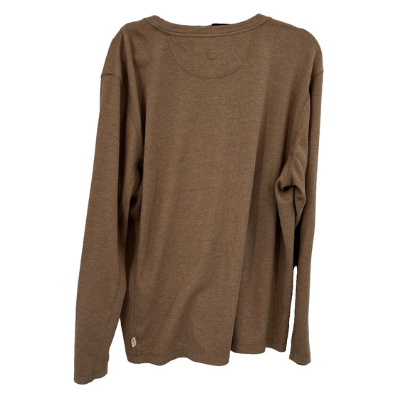 Magellan Thermal Shirt Size XL Brown Long Sleeve Waffle Knit Rugged Warm Grandpa - Picture 6 of 14